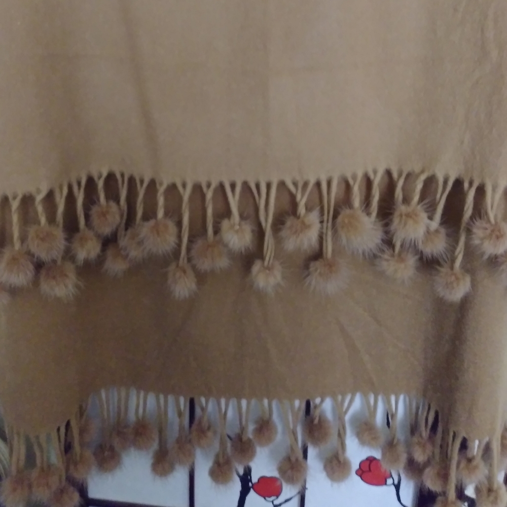 Cashmere and Mink Stole